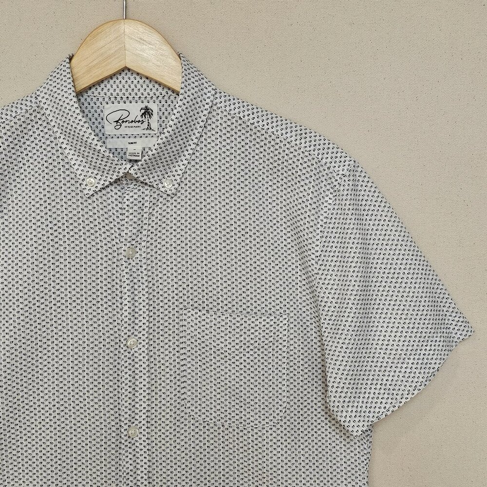 Bonobos Short Sleeve Slim Fit Button Down M